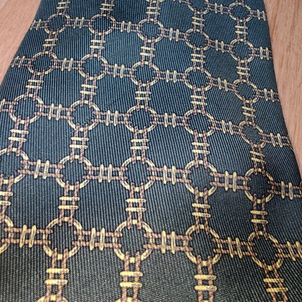 Vintage hermes silk tie